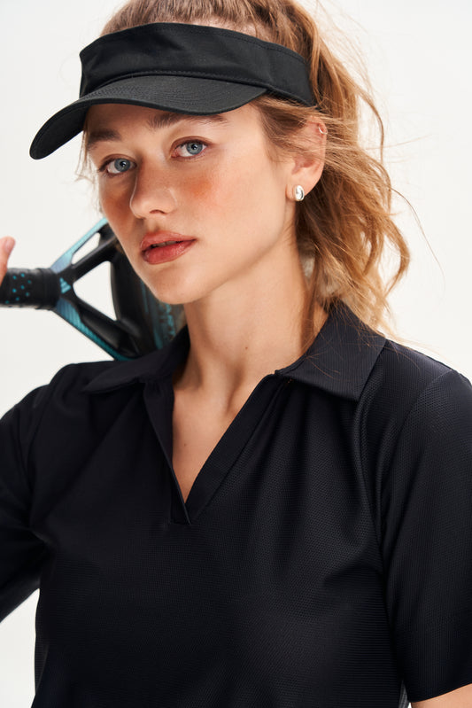 Top Black Polo